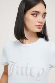 Футболка Juicy Couture жіночий колір блакитний Футболка Juicy Couture жіночий колір блакитний