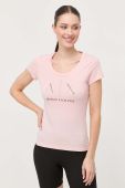 Бавовняна футболка Armani Exchange колір рожевий (3367041) Бавовняна футболка Armani Exchange колір рожевий (3367041)