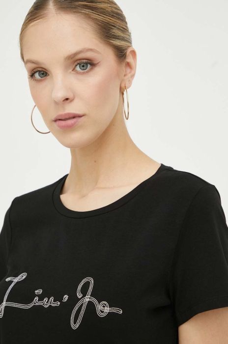 Футболка Liu Jo жіноча колір чорний (3339120) Футболка Liu Jo жіноча колір чорний (3339120)
