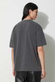 Бавовняна футболка Samsoe Samsoe колір сірий (3558848)