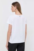 Бавовняна футболка Twinset колір білий (3478332)
