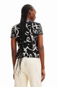 Футболка Desigual жіночий колір чорний (3478345) Футболка Desigual жіночий колір чорний (3478345)