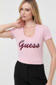Футболка Guess жіночий колір рожевий (3501679)