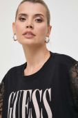 Бавовняна футболка Guess колір чорний (3529693)
