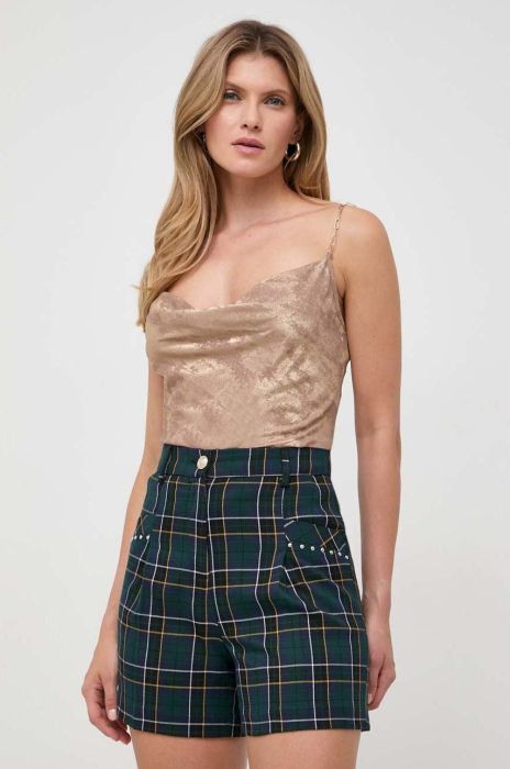 Футболка Guess жіночі колір золотий візерунок Футболка Guess жіночі колір золотий візерунок