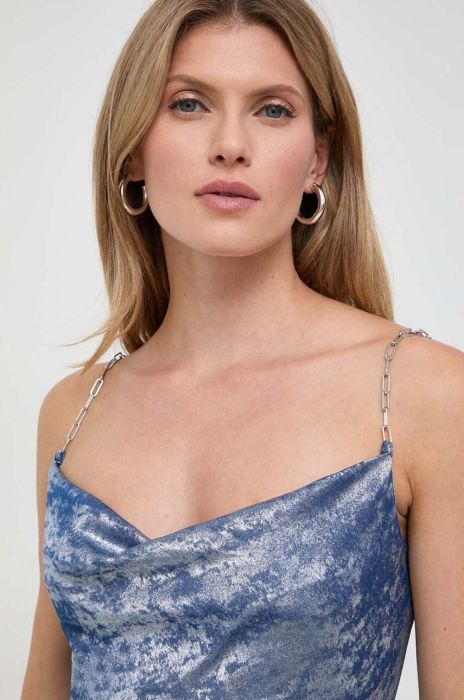 Футболка Guess жіночі візерунок колір блакитний