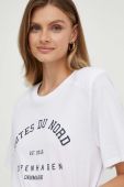 Футболка Notes du Nord жіночий колір білий
