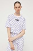 Бавовняна футболка Vans колір фіолетовий (3377054) Бавовняна футболка Vans колір фіолетовий (3377054)