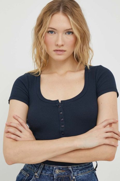 Футболка Pepe Jeans жіночий колір синій (3497958) Футболка Pepe Jeans жіночий колір синій (3497958)