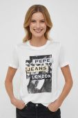 Футболка Pepe Jeans жіночий колір бежевий