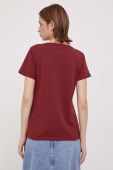 Бавовняна футболка Pepe Jeans Wendys колір бордовий Бавовняна футболка Pepe Jeans Wendys колір бордовий