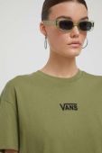 Бавовняна футболка Vans колір зелений (3578619) Бавовняна футболка Vans колір зелений (3578619)