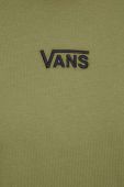 Бавовняна футболка Vans колір зелений (3578619) Бавовняна футболка Vans колір зелений (3578619)