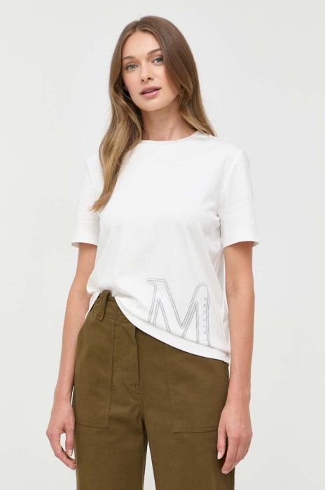 Футболка Max Mara Leisure жіноча колір білий Футболка Max Mara Leisure жіноча колір білий