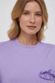Бавовняна футболка United Colors of Benetton колір фіолетовий (3412012) Бавовняна футболка United Colors of Benetton колір фіолетовий (3412012)