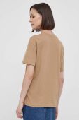 Бавовняна футболка United Colors of Benetton колір коричневий Бавовняна футболка United Colors of Benetton колір коричневий