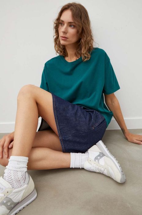 Бавовняна футболка American Vintage колір зелений Бавовняна футболка American Vintage колір зелений