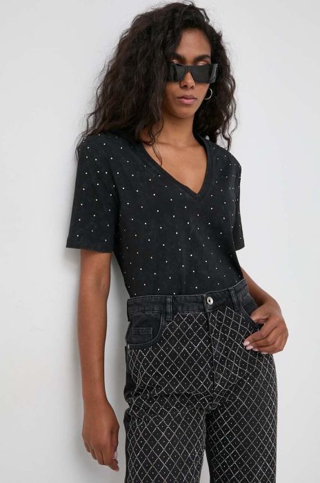 Бавовняна футболка Boss Orange BOSS ORANGE колір чорний (3573745) Бавовняна футболка Boss Orange BOSS ORANGE колір чорний (3573745)