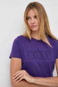 Бавовняна футболка Boss Orange BOSS ORANGE колір фіолетовий (3494699)