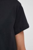 Бавовняна футболка Sisley колір чорний (3447764) Бавовняна футболка Sisley колір чорний (3447764)