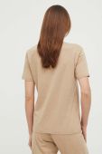 Футболка лаунж BOSS колір бежевий Футболка лаунж BOSS колір бежевий
