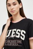Футболка Guess жіночий колір чорний (3497993) Футболка Guess жіночий колір чорний (3497993)