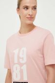 Бавовняна футболка Guess колір рожевий (3534845)