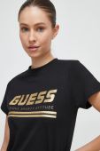 Бавовняна футболка Guess колір чорний (3572585) Бавовняна футболка Guess колір чорний (3572585)