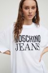 Бавовняна футболка Moschino Jeans колір білий (3493863)