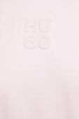 Бавовняна футболка HUGO колір рожевий (3490650)