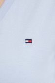 Бавовняна футболка Tommy Hilfiger жіночий колір блакитний (3478406)