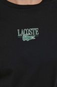 Бавовняна футболка Lacoste колір чорний