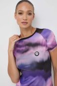 Футболка PLEIN SPORT жіночий колір фіолетовий Футболка PLEIN SPORT жіночий колір фіолетовий