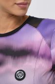 Футболка PLEIN SPORT жіночий колір фіолетовий Футболка PLEIN SPORT жіночий колір фіолетовий
