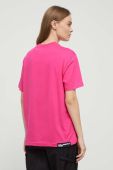 Бавовняна футболка Karl Lagerfeld Jeans колір рожевий Бавовняна футболка Karl Lagerfeld Jeans колір рожевий
