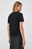 Бавовняна футболка Twinset жіночий колір чорний Бавовняна футболка Twinset жіночий колір чорний