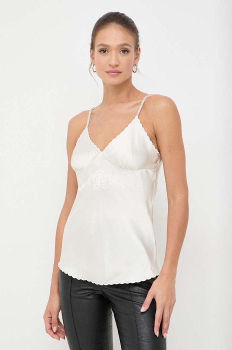 Блузка Twinset колір бежевий з аплікацією Блузка Twinset колір бежевий з аплікацією