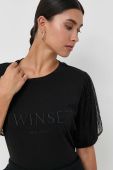 Футболка Twinset жіночий колір чорний (3548188)