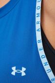 Топ для тренувань Under Armour Knockout Novelty колір блакитний Топ для тренувань Under Armour Knockout Novelty колір блакитний