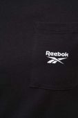 Бавовняна футболка Reebok колір чорний (3542894) Бавовняна футболка Reebok колір чорний (3542894)