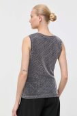 Топ Morgan жіночий колір срібний Топ Morgan жіночий колір срібний