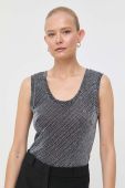 Топ Morgan жіночий колір срібний Топ Morgan жіночий колір срібний