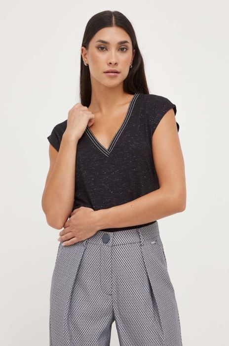 Футболка Morgan жіноча колір чорний (3435288)