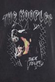 Бавовняна футболка The Kooples колір чорний (3572719)
