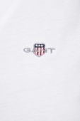 Бавовняна футболка Gant колір білий (3560442) Бавовняна футболка Gant колір білий (3560442)