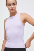 Топ для тренувань Casall Defined Rib колір фіолетовий Топ для тренувань Casall Defined Rib колір фіолетовий