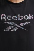 Бавовняна футболка Reebok колір чорний (3586459) Бавовняна футболка Reebok колір чорний (3586459)