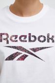 Бавовняна футболка Reebok колір білий (3586463)