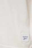Бавовняна футболка Reebok Classic колір бежевий (3576185) Бавовняна футболка Reebok Classic колір бежевий (3576185)
