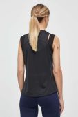 Топ для бігу Reebok колір чорний Топ для бігу Reebok колір чорний